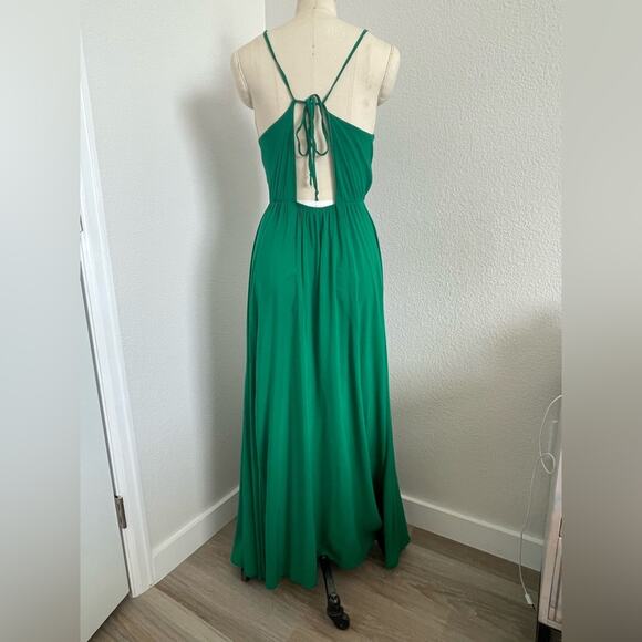 Dixie- Italian Brand Summer Maxi Dress with Circle Skirt size S - Picture 2 of 7